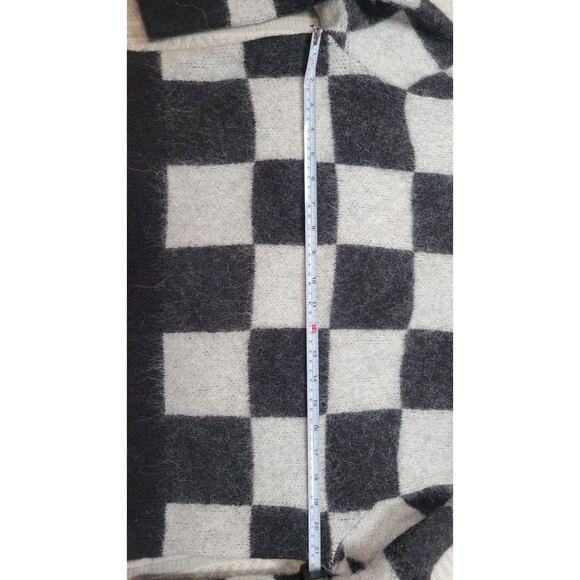 & Other Stories Stockholm Atelier Checkerboard Wool-Blend Sweater (Size Small) - Picture 7 of 10